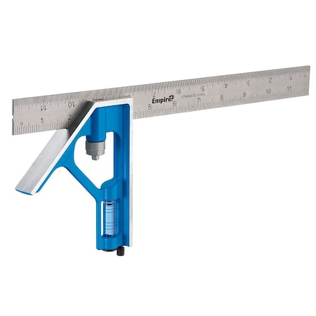 Empire Level True Blue Combination Square, 12 in, Inch/Metric E250IM